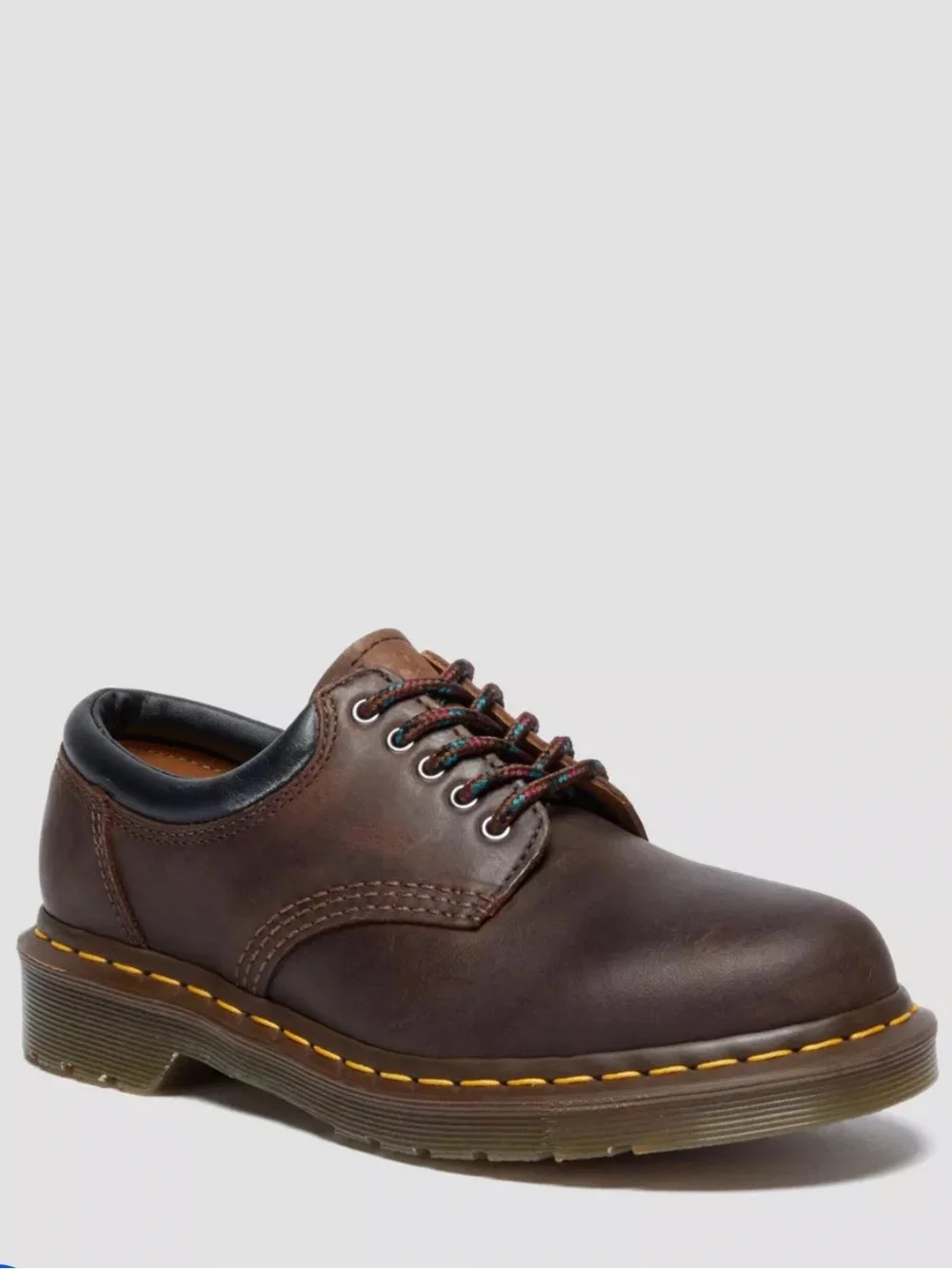 Original AirWair Dr. Martens Crazy Horse Brown Leather Lace-Up Shoe 8053